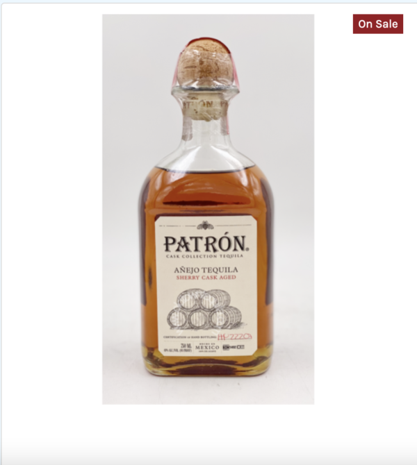 Patron Anejo Sherry Cask - Tequila for sale !