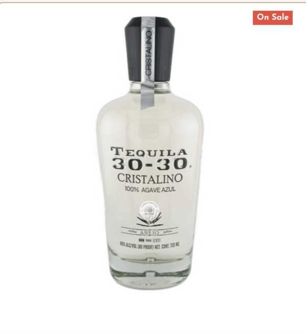 Tequila 30-30 Anejo Cristalino - Tequila for sale !