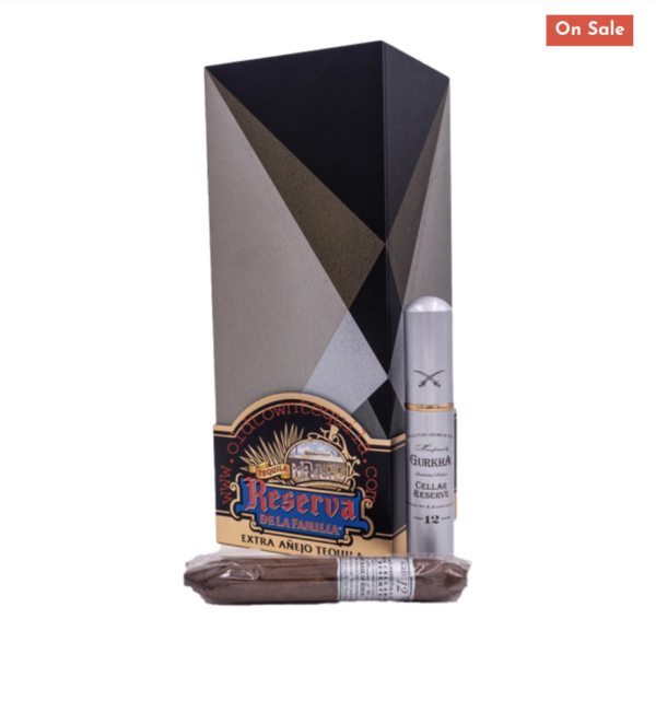 Reserva de la Familia Extra Añejo Tequila 2020 with 15 Yrs aged Cigar combo - Buy Tequila.