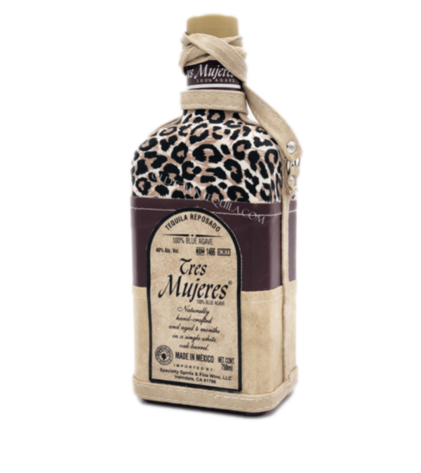Tequila Tres Mujeres Reposado with/ leopard bag 750ml - Buy Tequila.