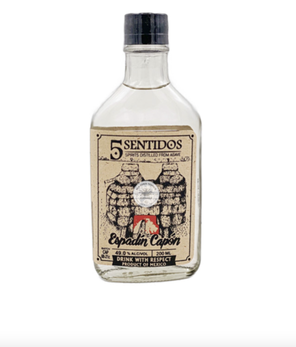 5 Sentidos Espadin Capon Mezcal 200ml - Buy Tequila.