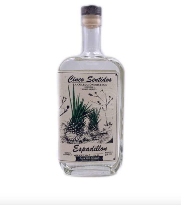 Cinco Sentidos Espadillon Mezcal 750ml - Buy Tequila.