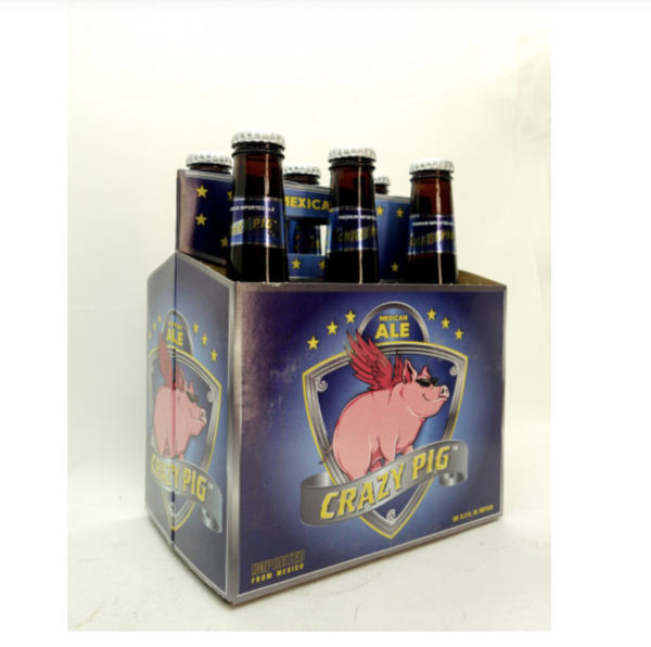 Crazy Pig Mexican Ale (6 Pack) - Beer for sale.