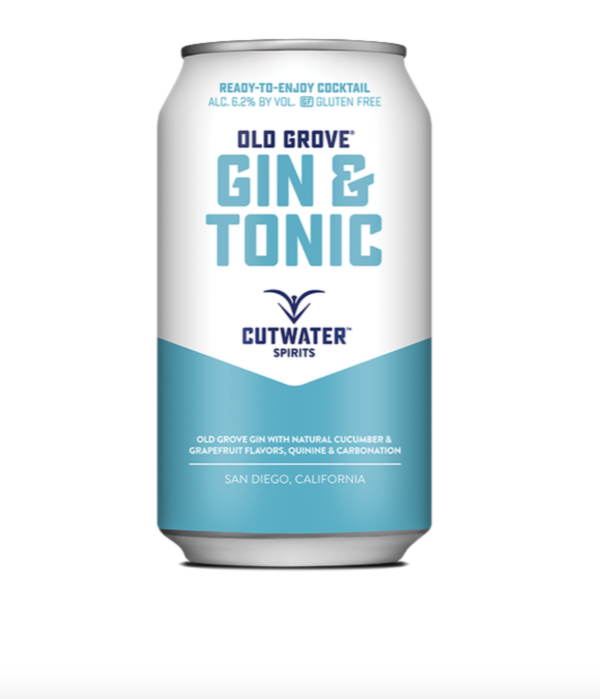 Cutwater Old Grove Gin & Tonic 4 Pack - Buy Tequila.