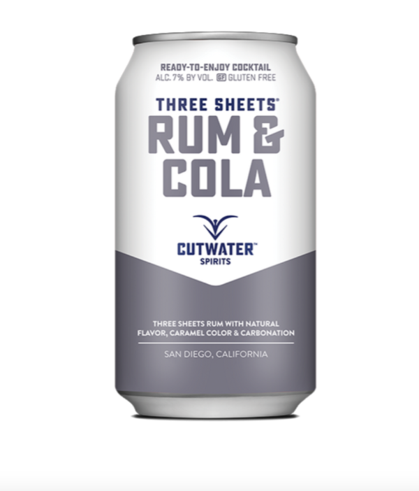Cutwater Three Sheets Rum & Cola 4 Pack - Buy Tequila.