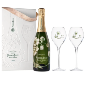 Perrier Jouet Belle Epoque Champagne with Gift Set 2014 - Wine for sale.