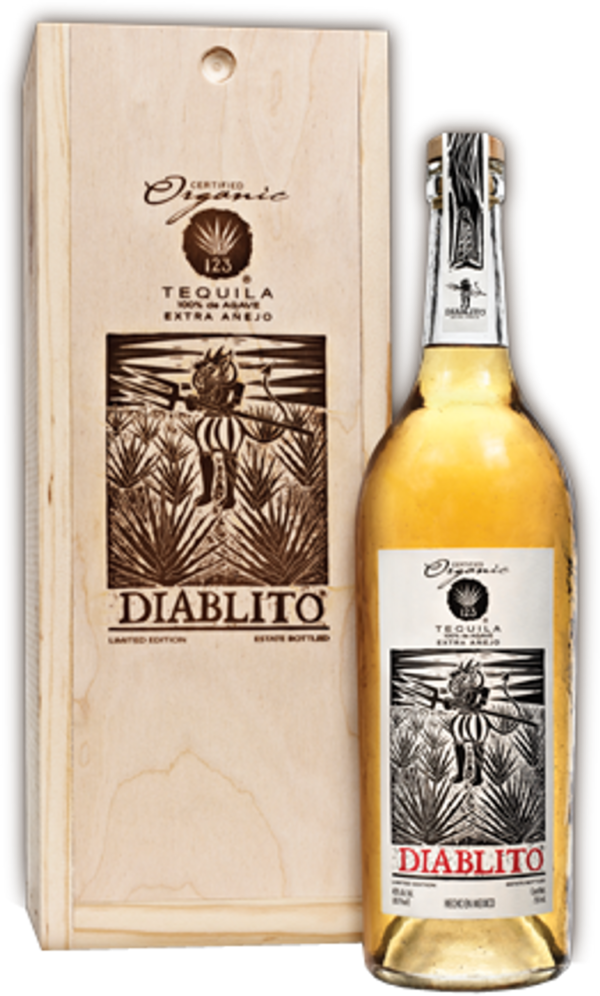 123 Organic Extra Anejo Tequila Diablito