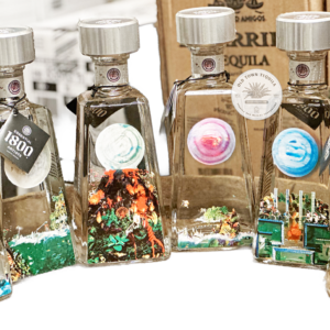 1800 Tequila Essential Artists Series 11 by Dustin Yellin 6 Bottle's Set