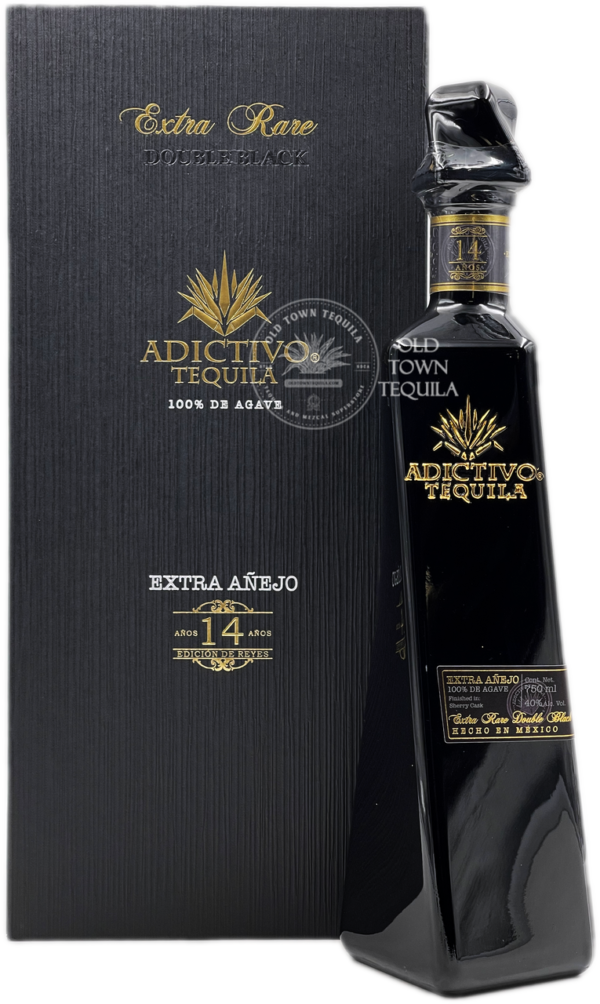 Adictivo 14 Years Extra Rare Double Black Extra Anejo Tequila Kings Edition