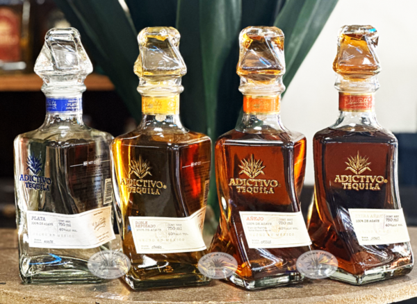 Adictivo Tequila Set Of Four of 750ml