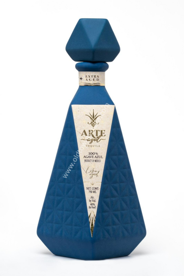 Arte Azul Ceramic Blue Extra Aged Anejo Tequila