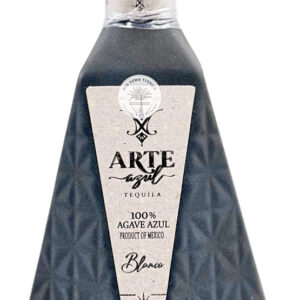 Arte Azul Ceramic Gray Blanco Tequila 1 Liter