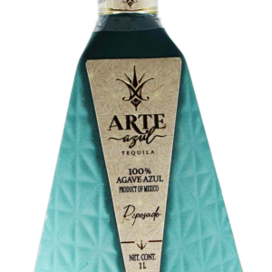 Arte Azul Ceramic Green Reposado Tequila 1 liter