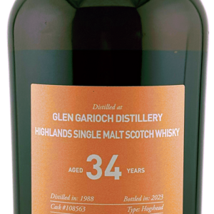 Artis Series Glen Garioch 34 Year Single Malt Scotch Whisky 700ml