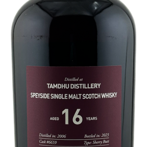 Artis Series Tamdho 16 Year Speyside Single Malt Scotch Whisky 700ml