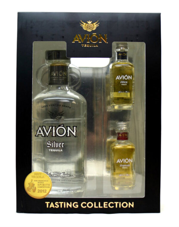 Avion Blanco Tequila with mini Anejo and Reposado