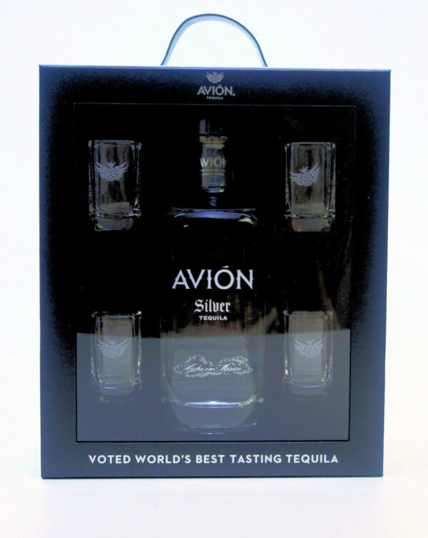 Avion Silver Tequila Gift Set