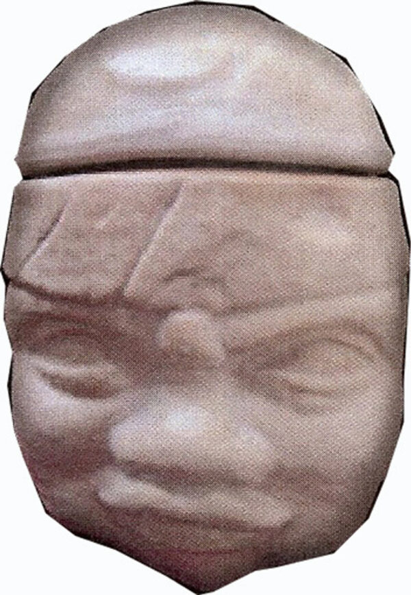 Aztec Figure cofradia tequilal Buddha head