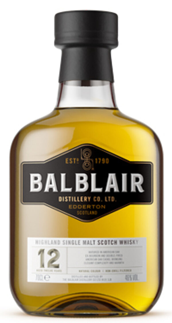 Balblair 12 Year Old Highland Single Malt Scotch Whisky 750ml