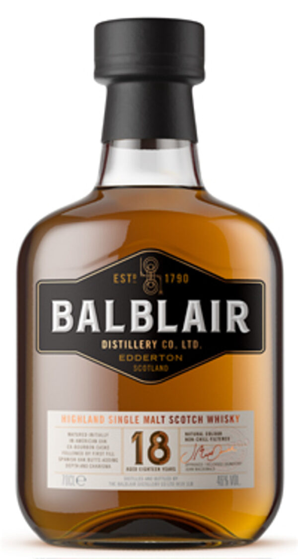 Balblair 18 Year Old Highland Single Malt Scotch Whisky 750ml