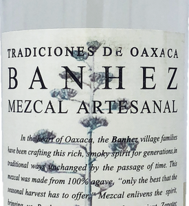 Banhez Mezcal Joven 750ml