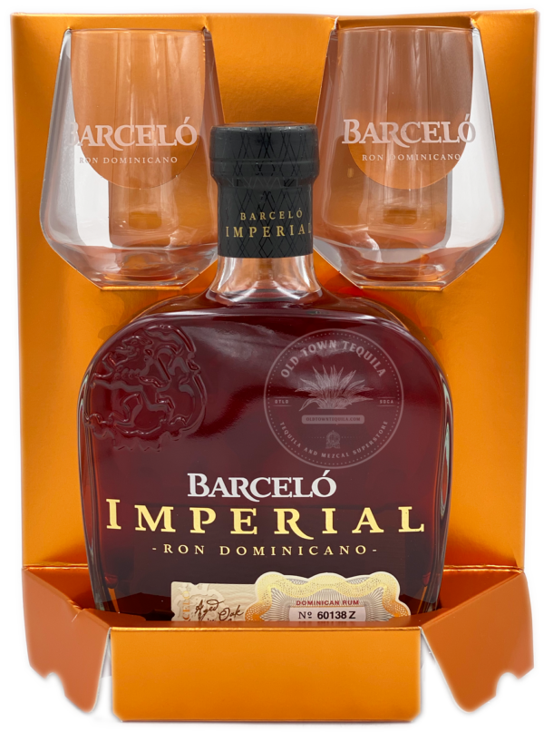 Barcelo Imperial Dominican Rum Gift Set with Glasses