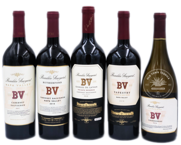 Beaulieu Vineyard 5x750ml Wine Set