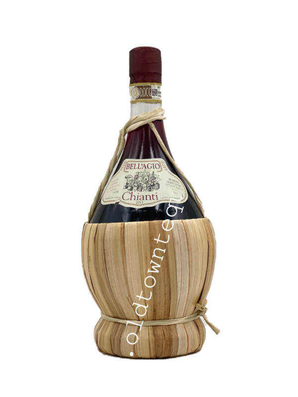 Bell'agio Chianti Wicker 1 Liter Italian Wine