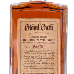 Blood Oath Pact No 1 Kentucky Straight Bourbon Whiskey 750ml