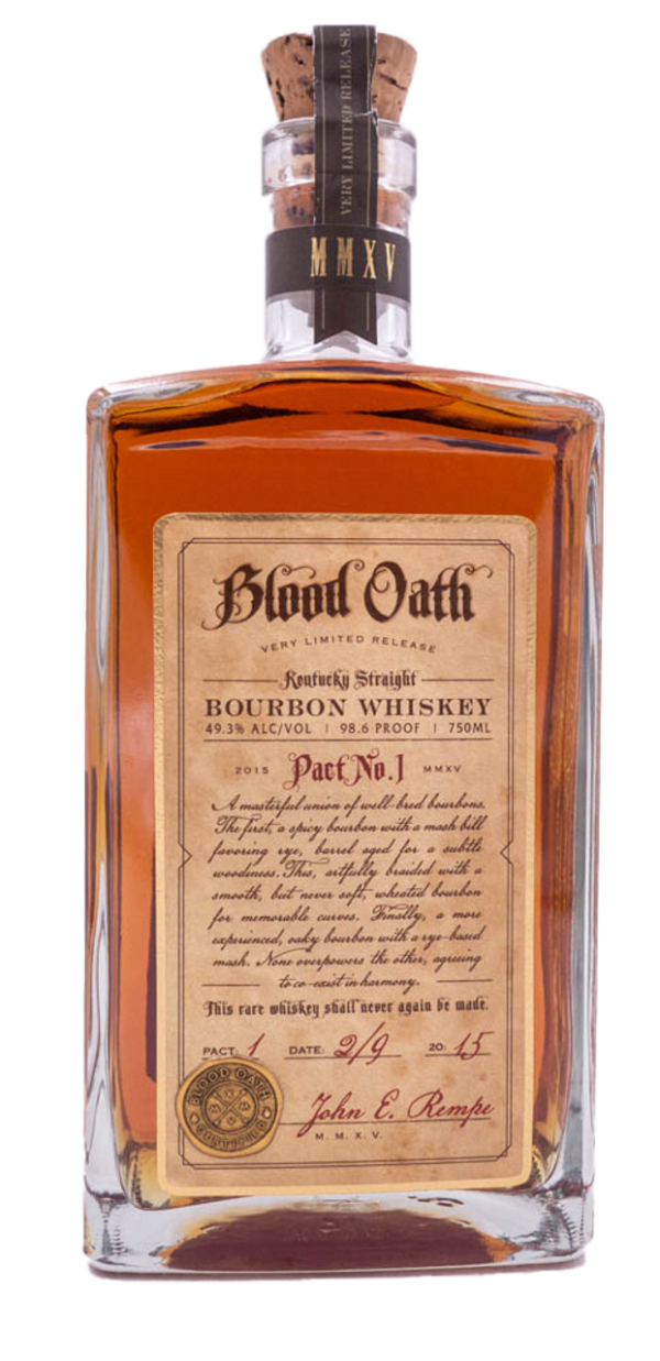 Blood Oath Pact No 1 Kentucky Straight Bourbon Whiskey 750ml