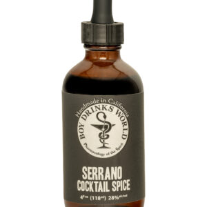 Boy Drinks World Serrano Cocktail Spice Bitters