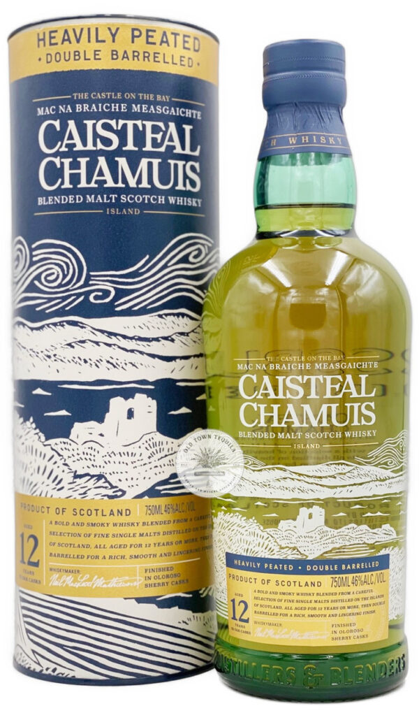 Caisteal Chamuis 12YR Heavily Peated Blended Malt Scotch Whisky