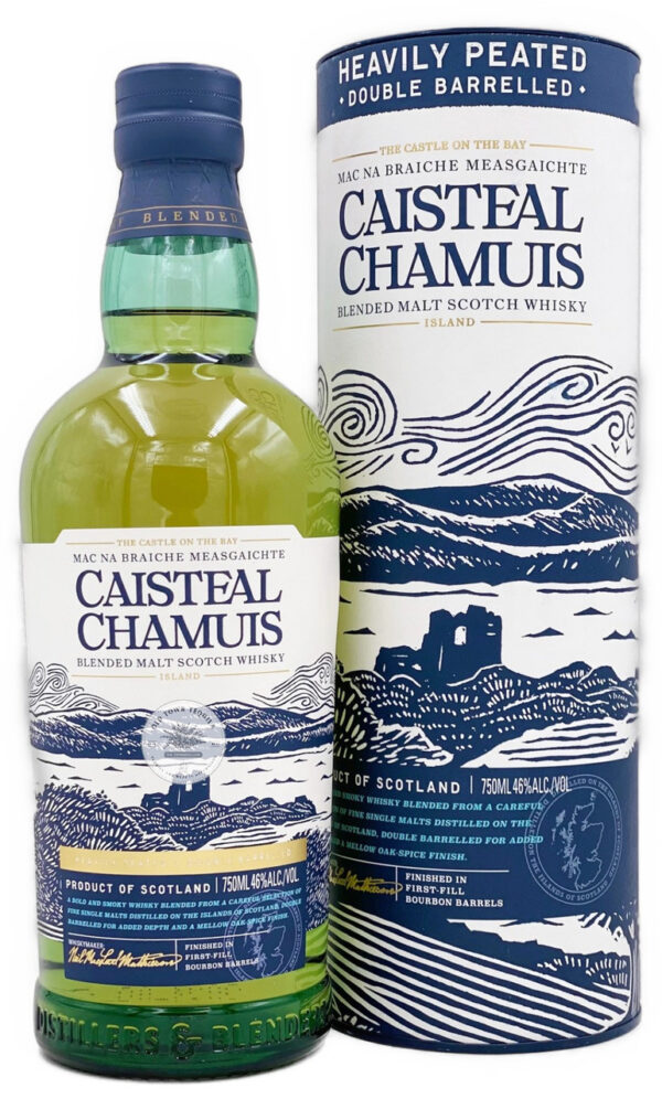 Caisteal Chamuis Heavily Peated Blended Malt Scotch Whisky