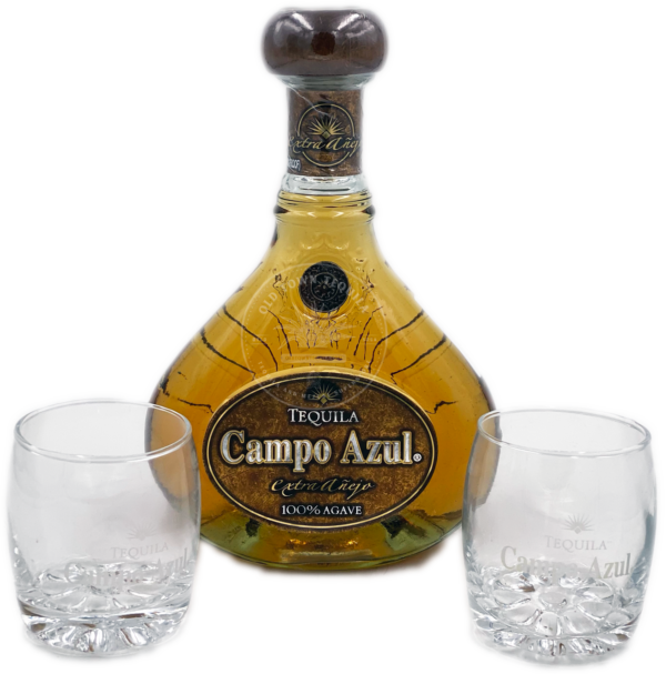 Campo Azul Tequila Extra Añejo Gran Reserva Gift Set