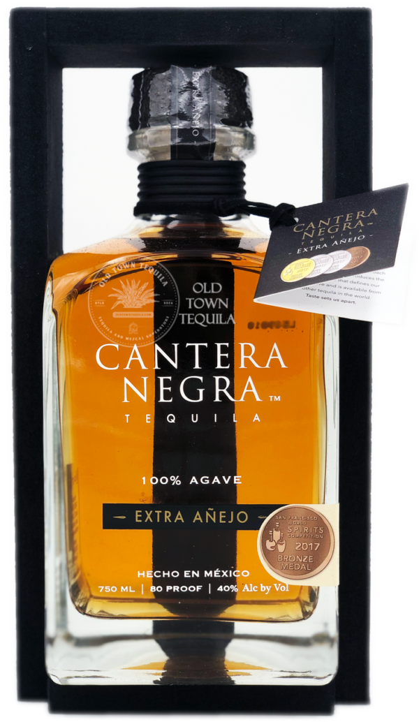 Cantera Negra Extra Anejo Tequila 750ml