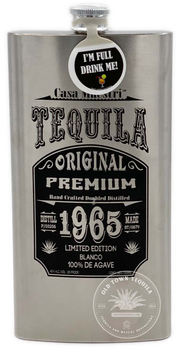 Casa Maestri Limited Edition Flask Tequila Blanco 750ml