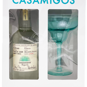 Casamigos Tequila Blanco Gift Set with Margarita Glass