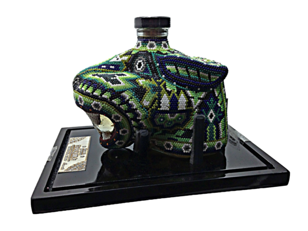 Chaquira Beaded Jaguar Reposado Tequila