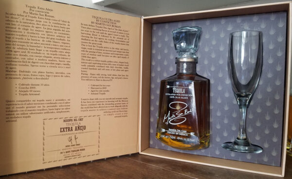 CHEF MARTIN SAN ROMAN EXTRA ANEJO TEQUILA SET