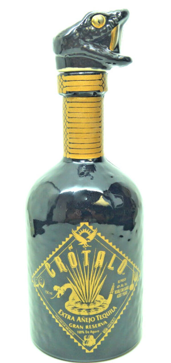 Crotalo Extra Anejo 7 Years Tequila Cobra Head