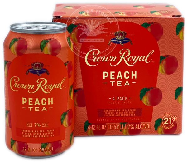 Crown Royal Peach Tea Whisky 4 Pack