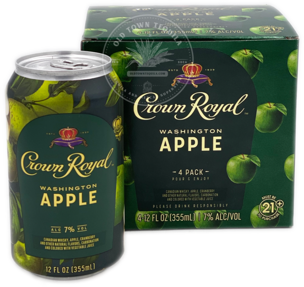 Crown Royal Washington Apple Whisky 4 Pack