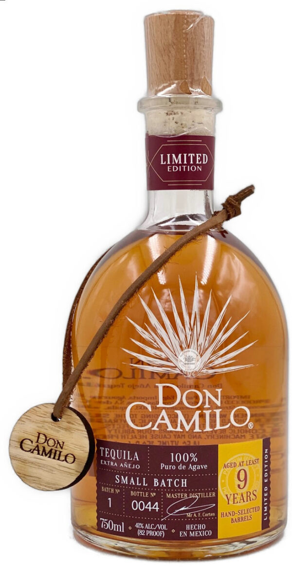 Don Camilo Small Batch Tequila Extra Anejo 9 Years