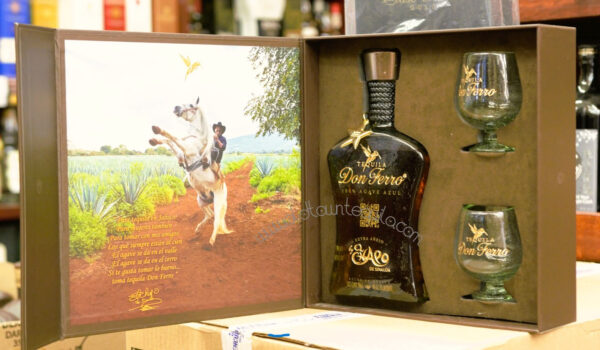 Don Ferro Extra Anejo Tequila Gift Set By El Chapo de Sinaloa