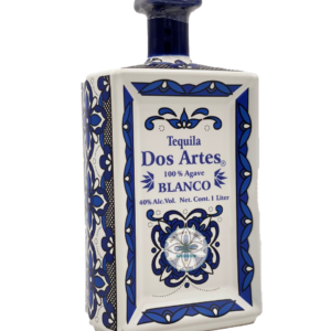 Dos Artes Blanco tequila Art bottle 1 Liter