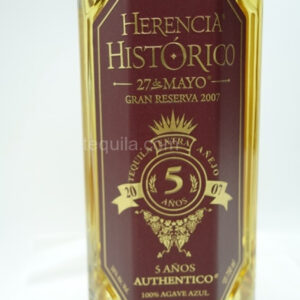 HERENCIA HISTORICO 27 DE MAYO ULTRA AGE 5yR TEQUILA