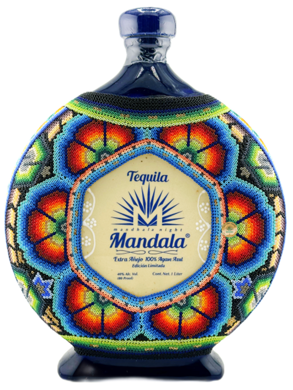 Tequila Mandala Extra Anejo Chaquira Art Limited Edition