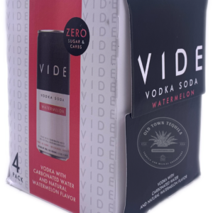 VIDE Watermelon Vodka Soda (4-Pack)