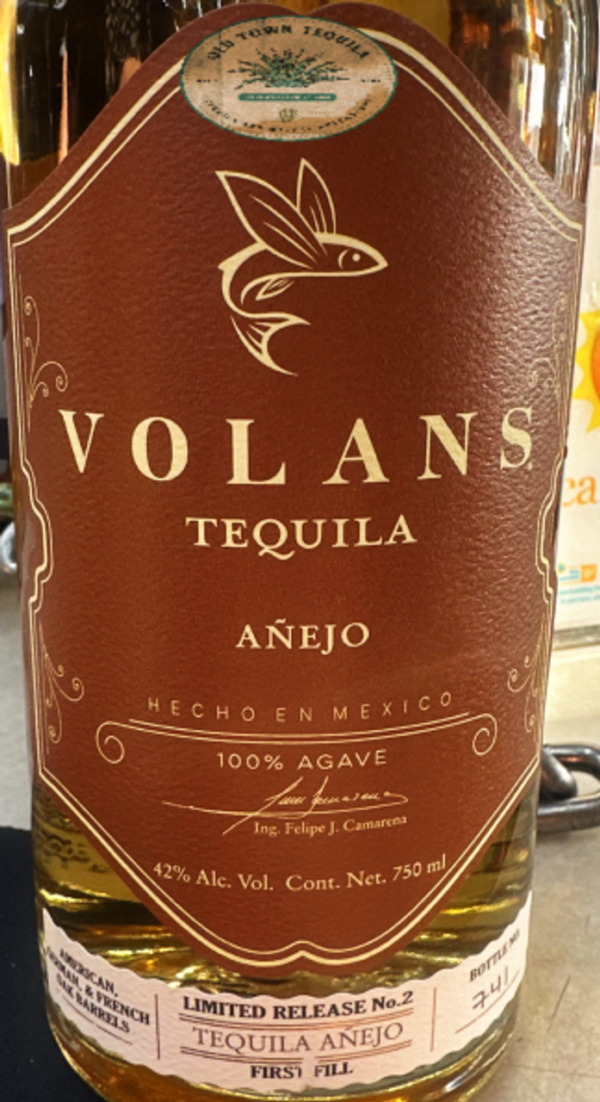 Volans Anejo Limited Release No.2 First Fill Tequila