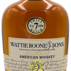 Wattie Boone & Sons Small Batch American Whiskey Aged 7 Years